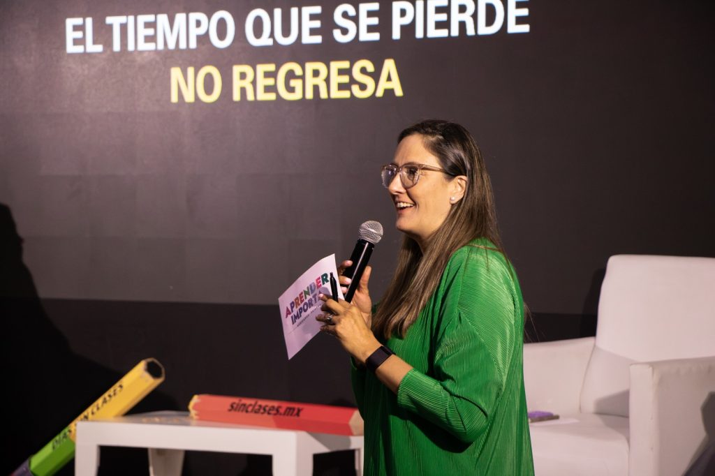 Patricia Vázquez del Mercado, presidenta ejecutiva de Mexicanos Primero.